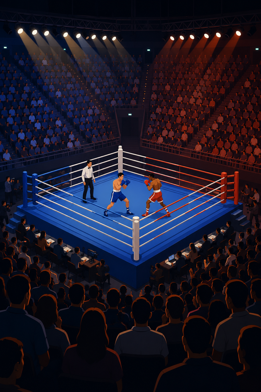 Fight Night – Affiche Boxe Vintage