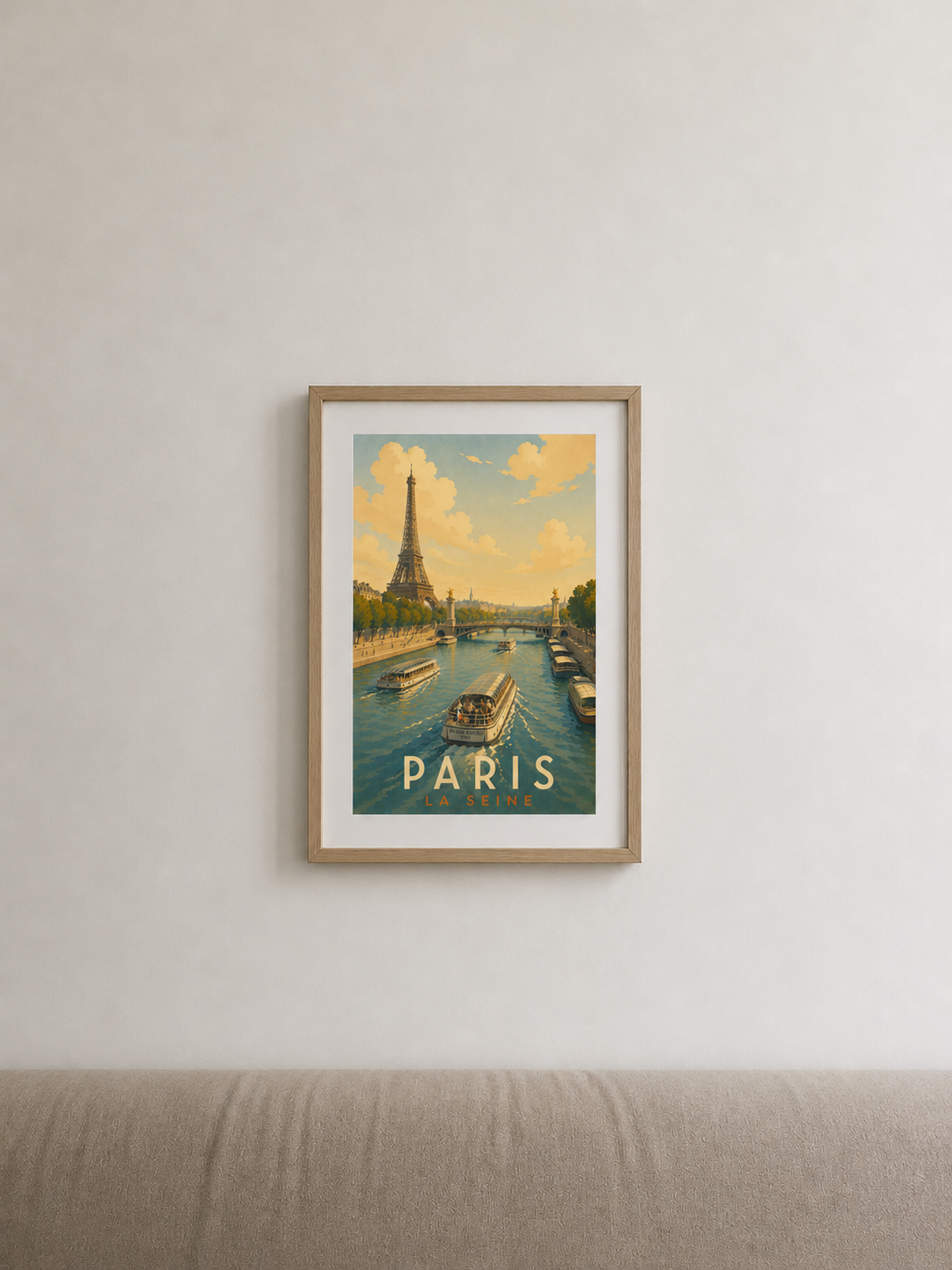 Affiche Paris Vintage – La Seine