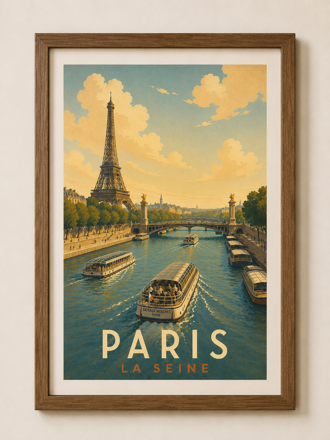 Affiche Paris Vintage – La Seine