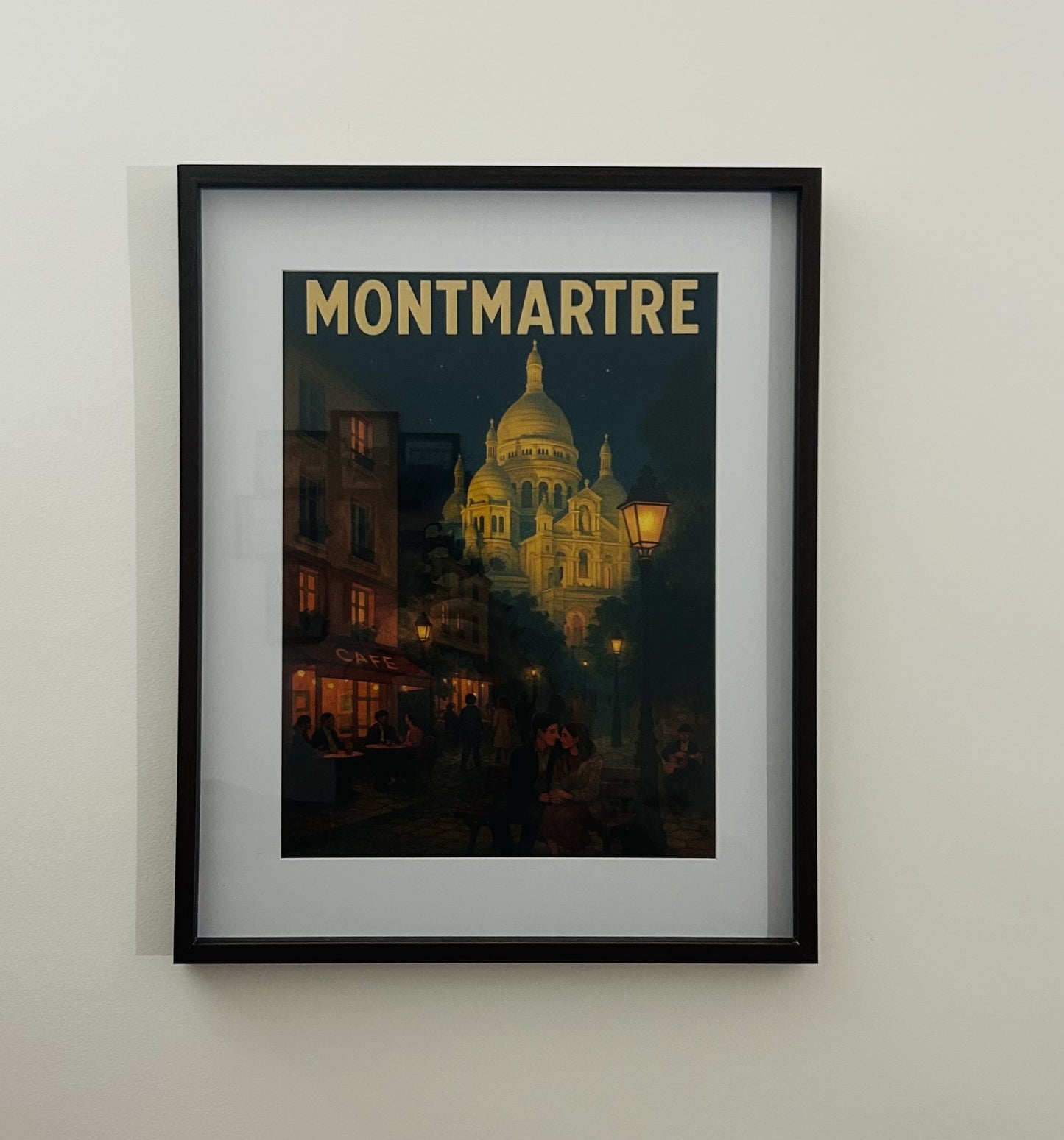 Affiche "Montmartre" - Illustration Vintage Paris
