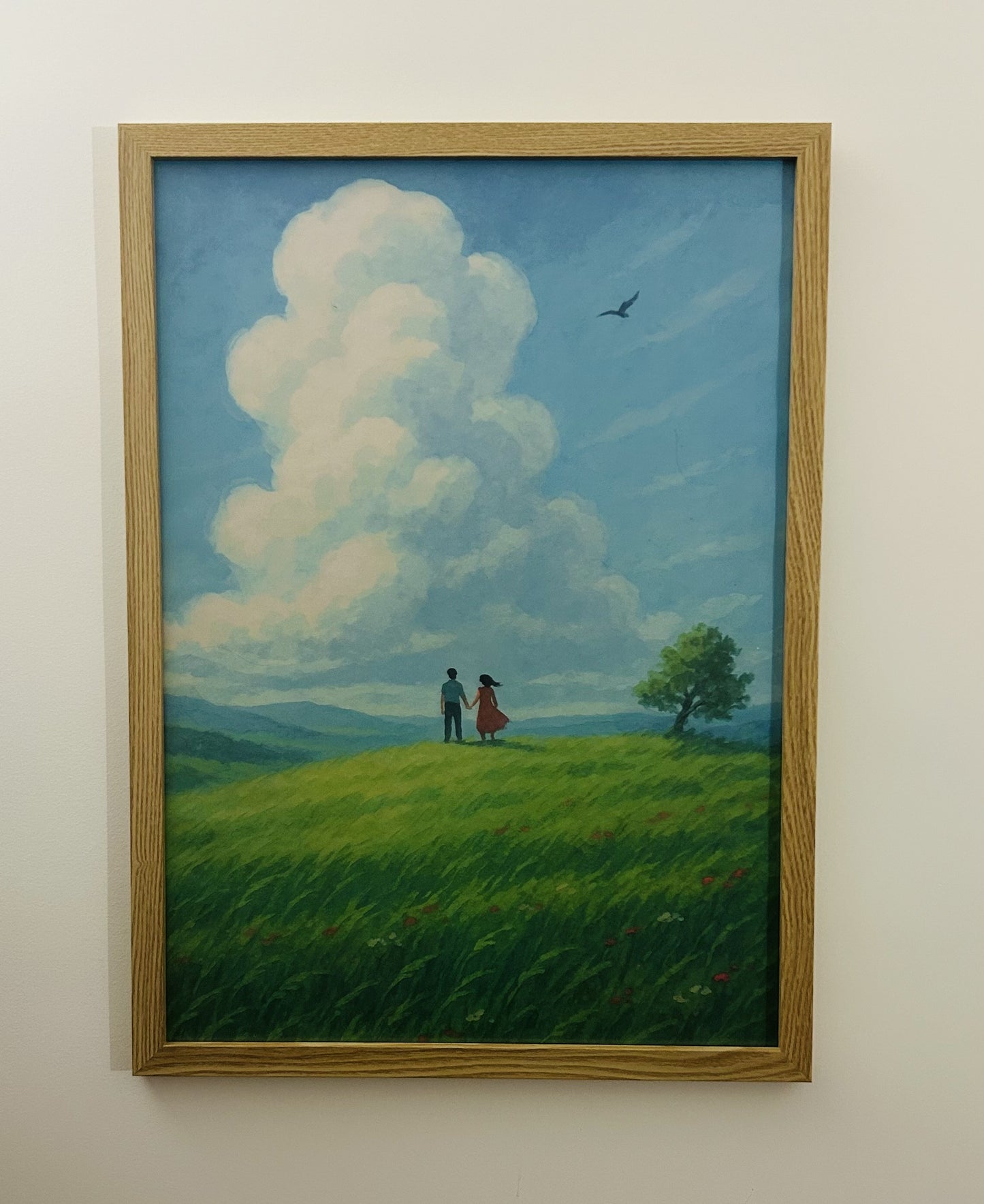 Affiche "Balade" - Illustration Vintage Champêtre