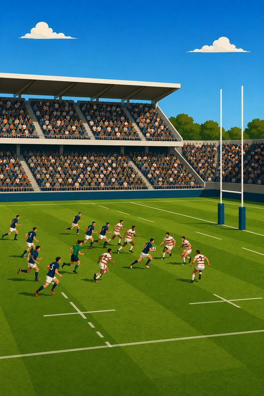 Affiche Rugby Vintage – Try Time