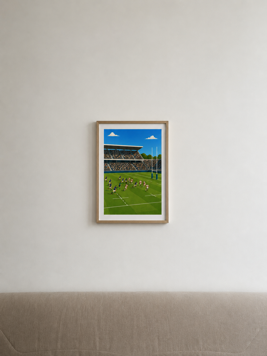 Affiche Rugby Vintage – Try Time