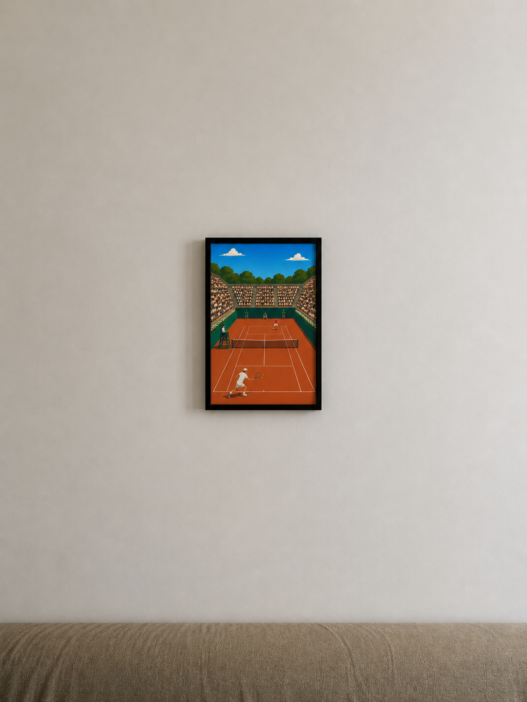 Affiche Tennis Vintage – Clay Court