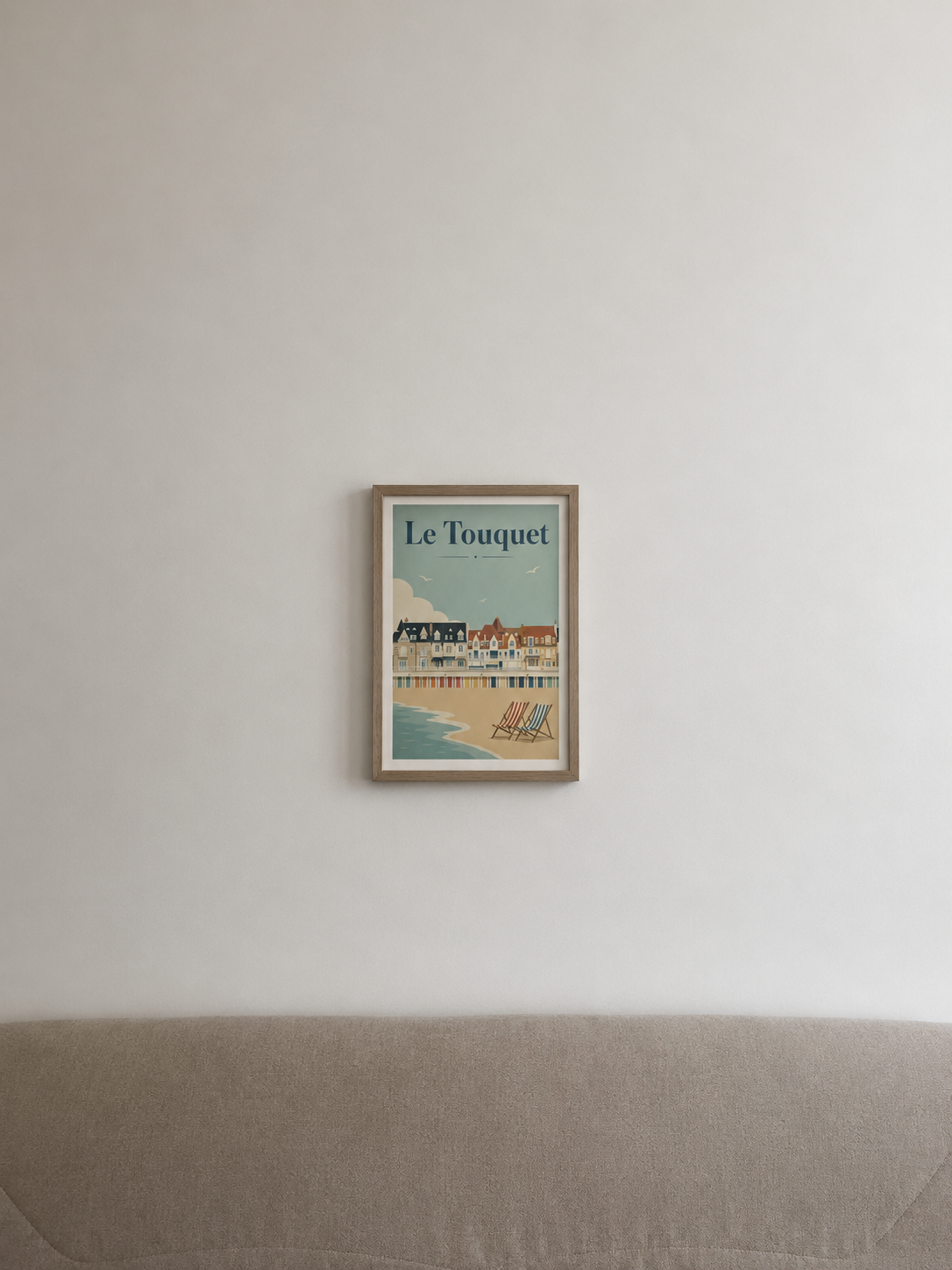 Affiche Le Touquet Vintage – La Plage